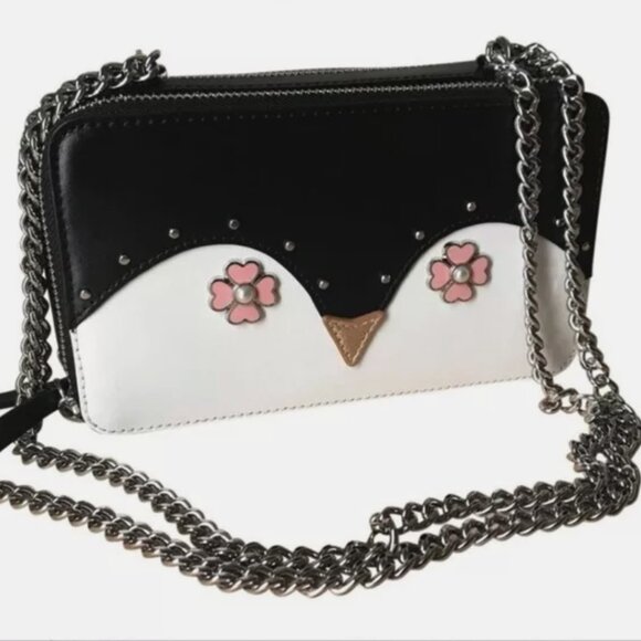 Kate Spade Frosty Chain Double Zip Crossbody - Penguin - Picture 4 of 10